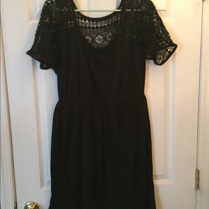 Lane Bryant Black Lace Dress Size 14/16